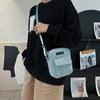 6 Farben Kord-Schultertasche Damen Herren Kord-Umhängetasche Niedliche Kleine Handtaschen Lässige Outdoor-Umhängetaschen
