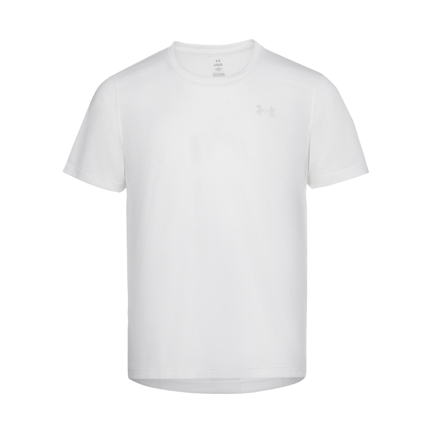 Under Armour Velociti Свободная Спортивная Футболка для Бега Фитнеса Тренировок Дышащая Удобная Мягкая Мужские Топы 6009517-100 S