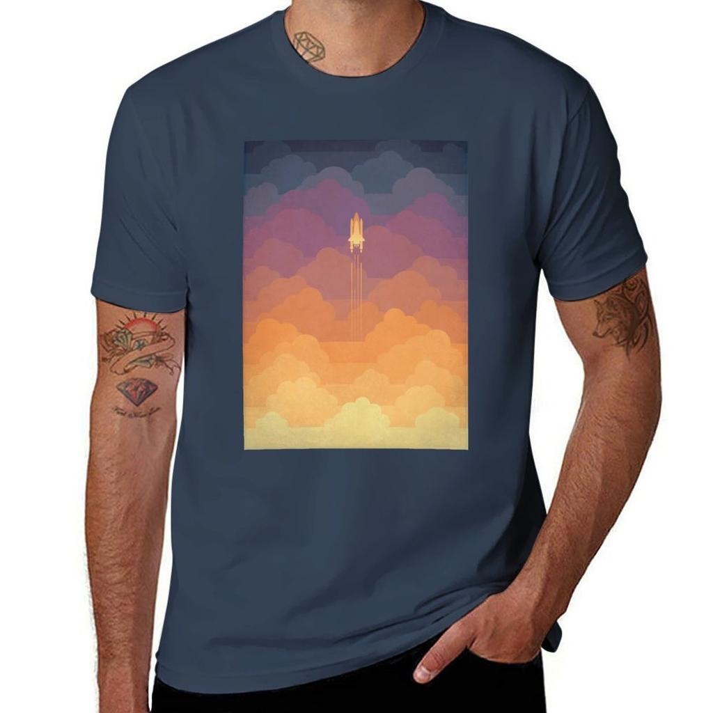 Clouds Tshirt Big Size Crew Neck Tshirt