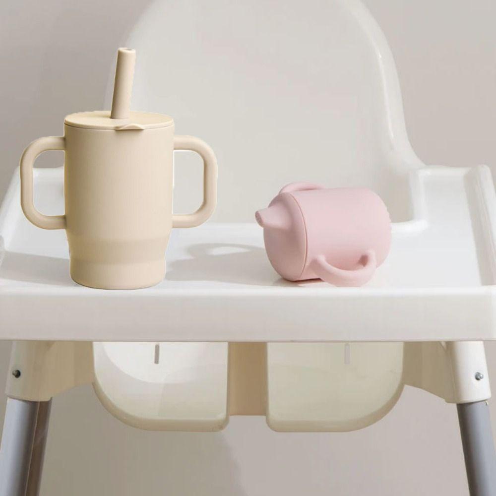 180ml Baby Straw Cup Heat-resistant Baby Training Cup Household Feeding Cup  Milk