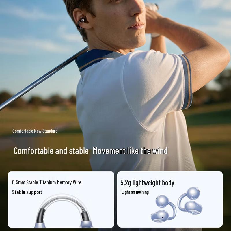 SANAG Open-Ear AI Translator Bluetooth Headset