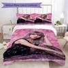 Taylor Swift Eras Tour Threepiece Set Without Core 1 Duvet Cover 2 Pillowcase Without Core Christmas Birthday Gift Soft And Comfortable