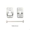 RV T Style Door Holder Entry Hardware Repair Parts,Easy To Install White Latch for