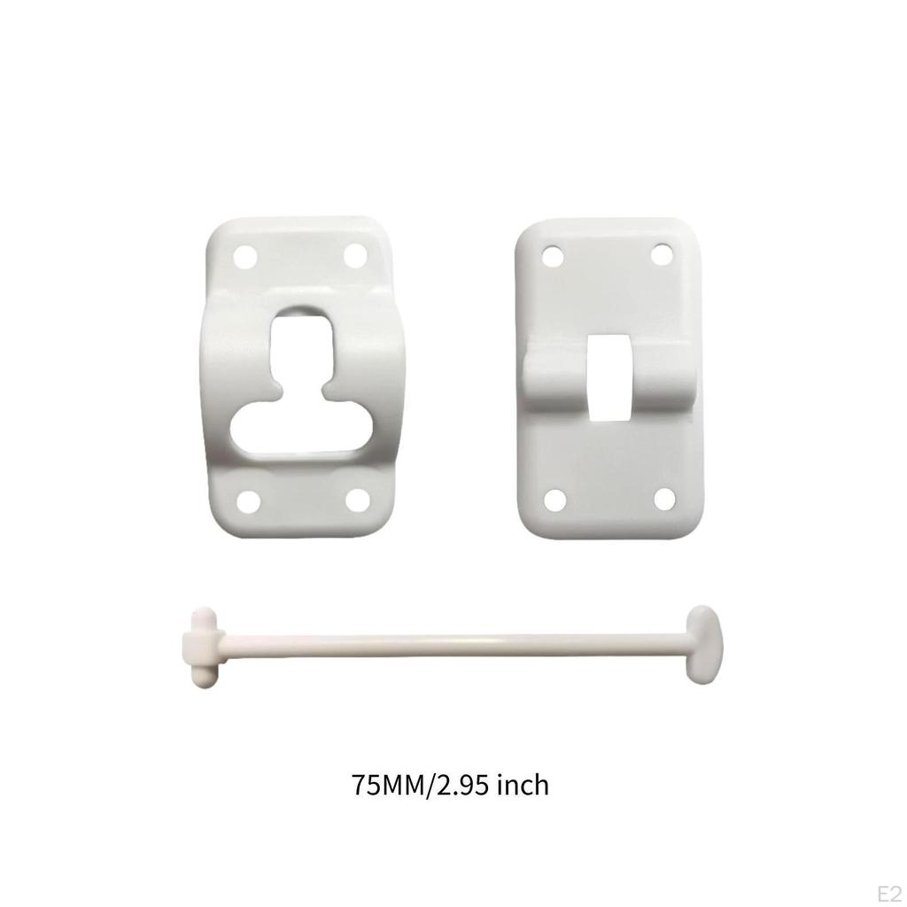 RV T Style Door Holder Entry Hardware Repair Parts,Easy To Install White Latch for