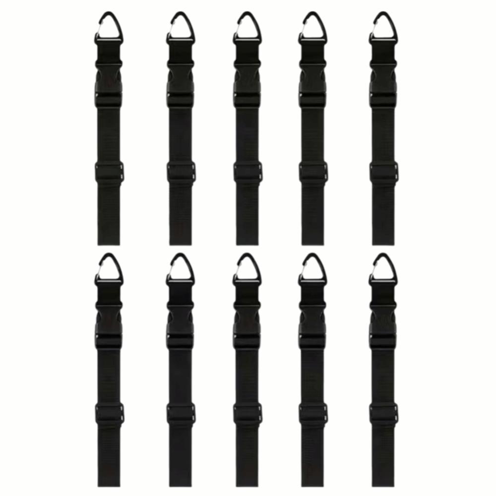 

10Pcs Fastening Loop Cord Organizer Heavy Duty Cable Management Straps Workshop Storage 2.5x45cm-10Pcs