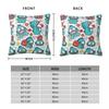 Hangyodon Cartoon Pillowcase Printed Polyester Cushion Cover Decorations Throw Pillow Case Cover Home Drop Shipping 45X45Cm