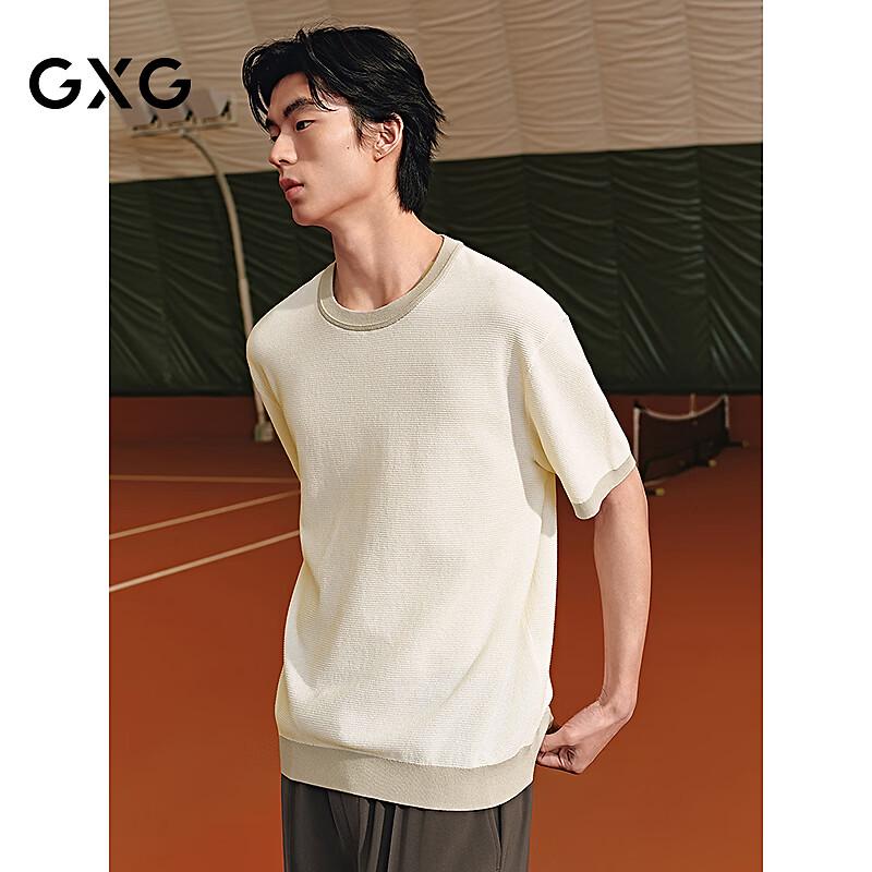 GXG Men s Round Neck Short Sleeve Knit T-Shirt S