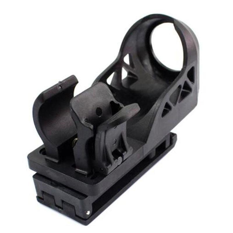 Tactical 360° Rotating Flashlight Holster With Lever Side Lock System Set General Torch Set Plastic Torch Set Set Quick Unplug