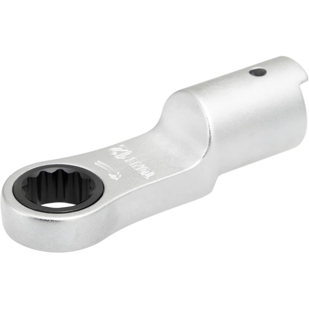 TONE Ratchet Socket Head for Torque Wrench 12DRM-12 12mm Dual Side Width 12mm Generic Tool Accessory