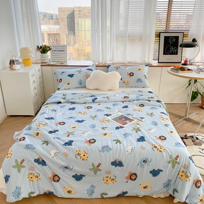 2025 Soft Milk Knit Cotton Soy Summer Cool Quilt