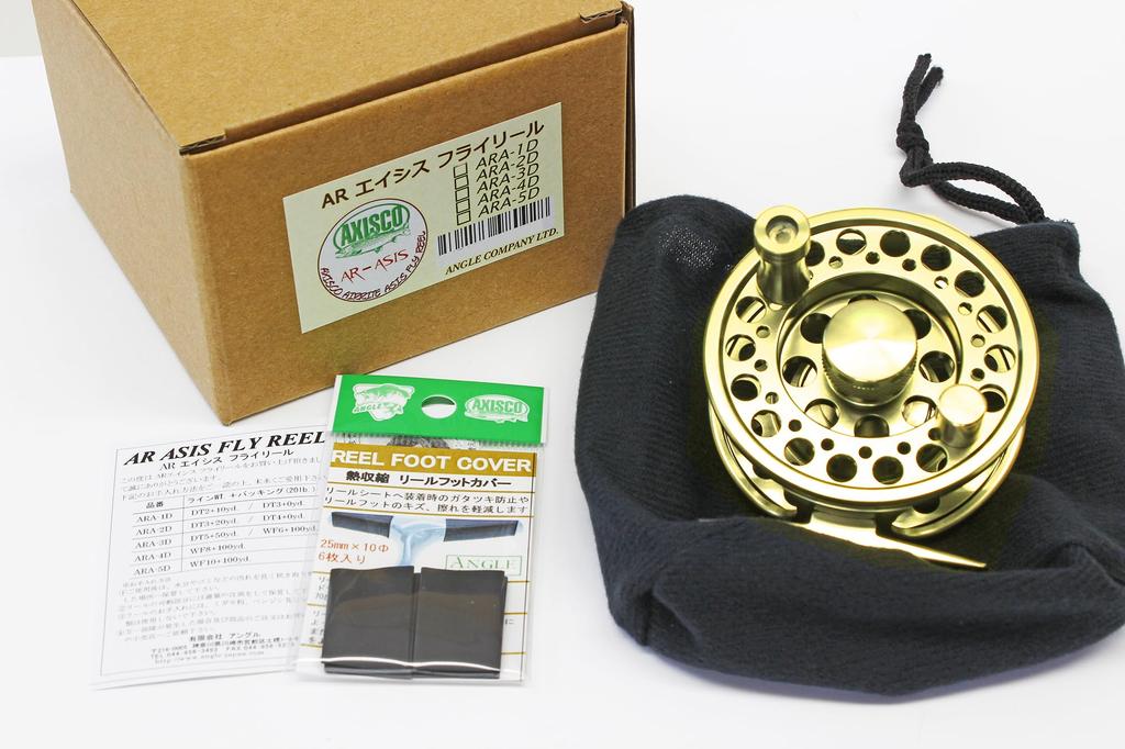 Mulineta Akisco Air Light pentru Pescuit la Muscă cu Capac pentru Piciorul Mulinetei Auriu ARA-5D #10