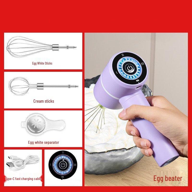 LISM Wireless Rechargeable Hand Mixer