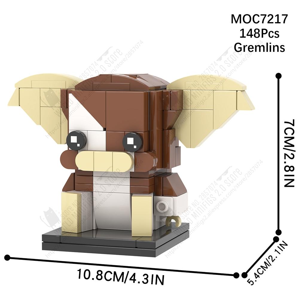 

Серия фильмов ужасов DIY Персонажи Строительные блоки Креативный пазл Киллер Гремлины Пеннивайз Билл Модель MOC Кирпичики Игрушки для детей