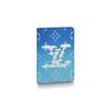 Blue Sky White Cloud Pocket Coated Canvas Wallet Men Wallet M69679