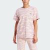 adidas X Stella McCartney TrueCasuals T-shirt z nadrukiem z pełnym zwierzęcym wzorem Damskie topy Fuksja IN3631