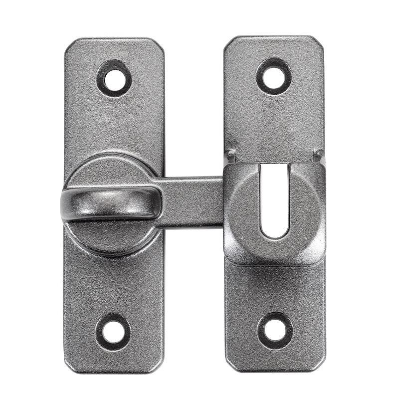 No-Drill Surface-Mounted Anti-Theft Sliding Door Latch for Bathrooms and Hotel Rooms