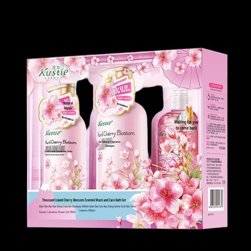 Coasting Cherry Blossom Fragrance Bath & Hair Care Set