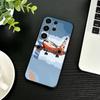 B-Graffiti Travel Airplane Pattern  Phone Case For Samsung S26,S25,S24,S23,S22,S21,S20,Plus,Fe,Lite,Others Black Cover