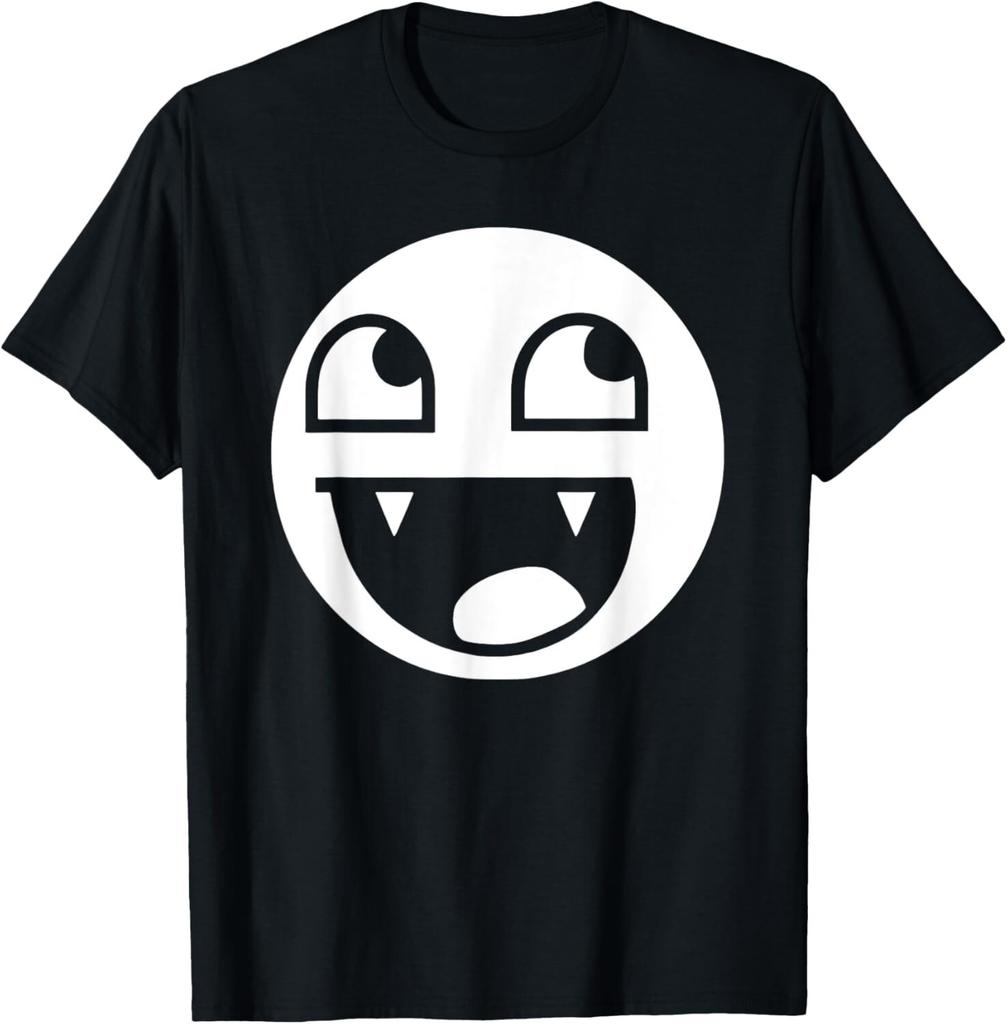 Epic Face Vampire Y2K Streetwear, Emo T-Shirt Mens Womens Tees Top