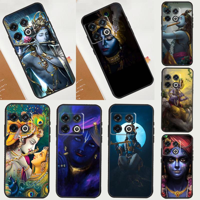 Indian God Lord Krishna Case For OnePlus 9 11 10 Pro 9R 9RT 10T 8T Cover For OnePlus Nord 2 2T CE2 N10 N20 N100 Ace