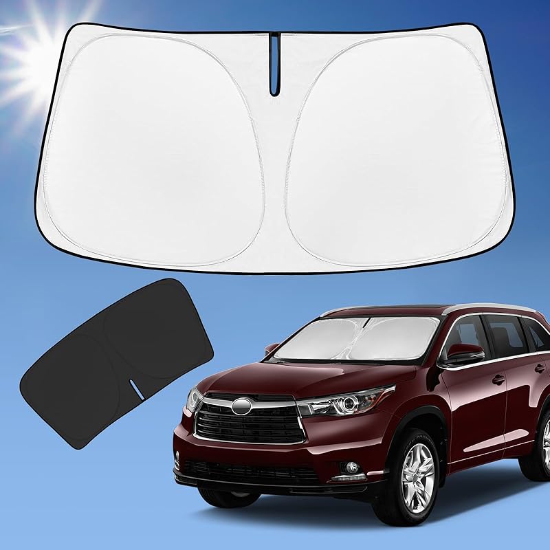 For Toyota Tacoma 2016- 2024 2025 2026 Sun Shade Sunshade Windshield Cover - 4 Layers Front Window Shade  Fit Tacoma 2Dr 4Dr Pickup Sun Visor 240T