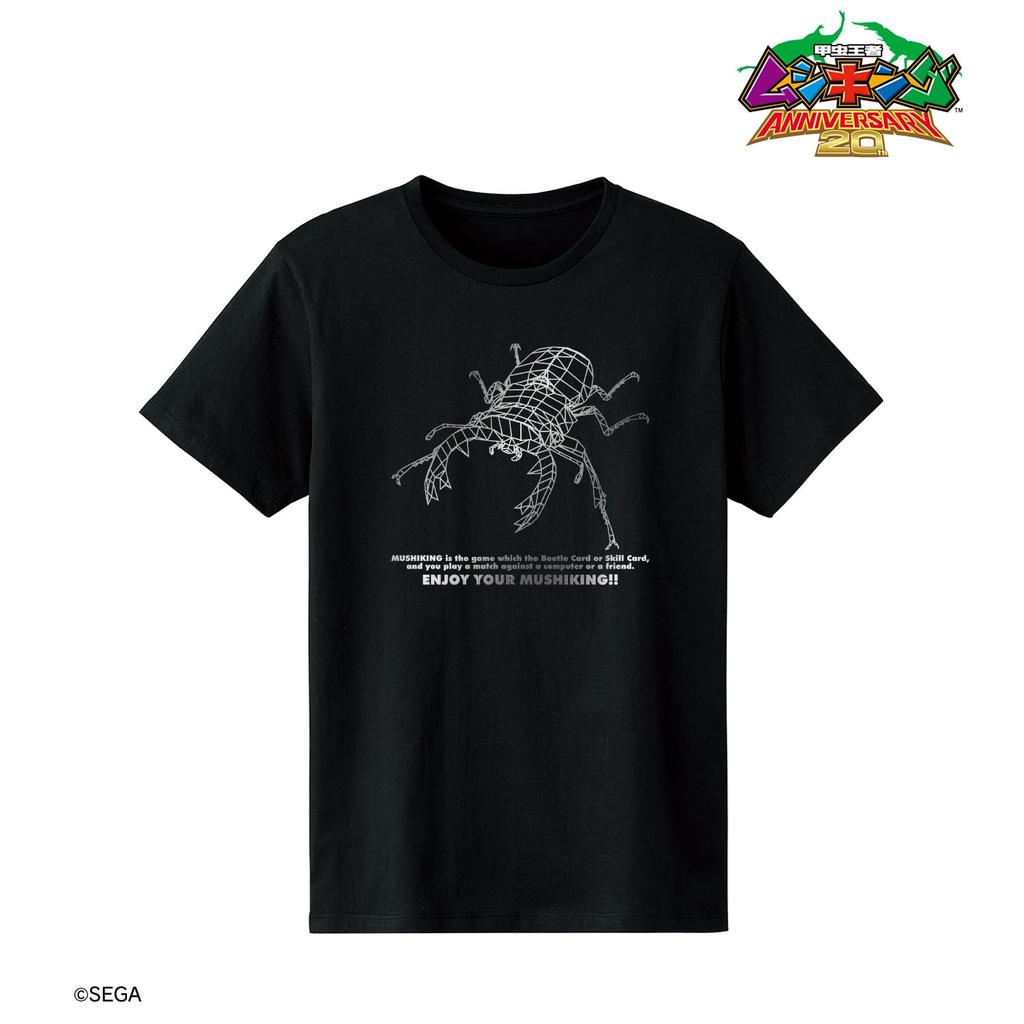 Mushiking: The King of Beetles, Femoralis Shiny Stag Beetle, Foil Print T-Shirt, Women's, Size L