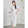 ORIGIN New Chinese Style Printed Long Dress
