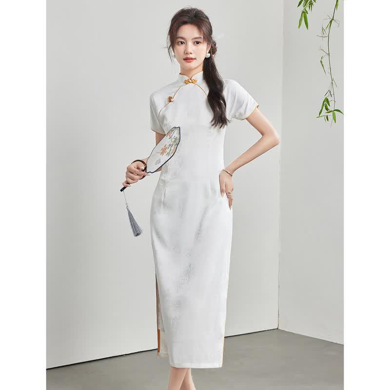 ORIGIN New Chinese Style Printed Long Dress M