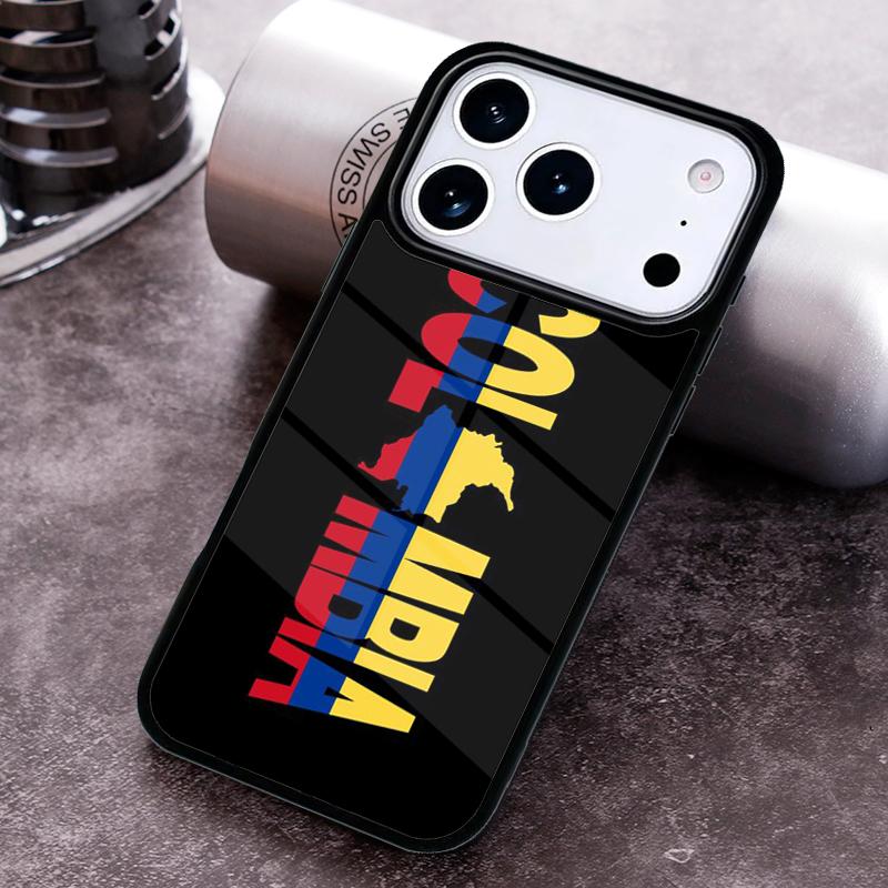 

Чохол для телефону з прапором Колумбії Для iPhone 17 16 15 14 13 12 11 Pro Max Plus 17Air М який силіконовий чохол iPhone17 Pro Max