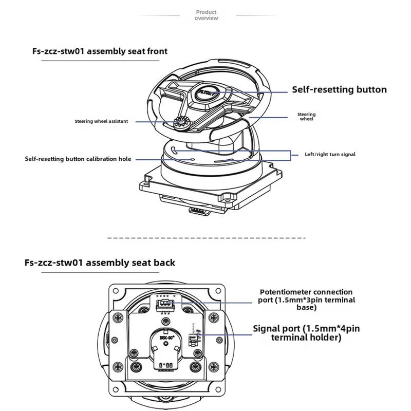 FLYSKY FS-ZCZ-STW01 Potentiometer steering wheel assembly seat ST8/I6S dedicated