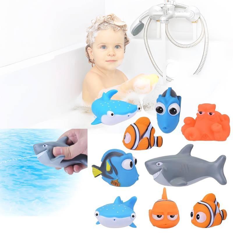 Adorable Clownfish Bath Water Squeeze Toy For Engaging Visual And Sensory Experiences