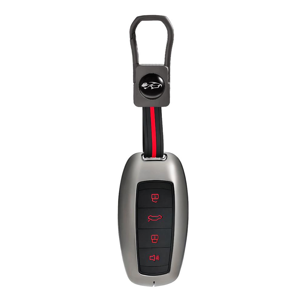 Zinc Alloy Silicone Key Case For Haval F7X H6 For Haval Jolion Joico Jollein F7 H6 Jolyon F7H Dargo Car Key Cover Keychain