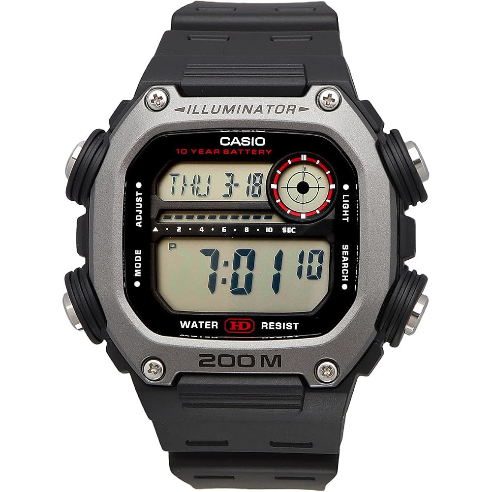 [Casio] CASIO Standard Digital Watch DW-291H-1AV Men's Black Overseas Model [Parallel Import]
