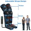 Electric Leg Muscle Relaxer 6 Modes Air Compression Recovery Boot Lymph Release Relieve Foot Fatigue Heating Leg Massager