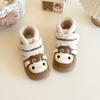 Cute Sheep Girl Winter Boots New Trend Children's Snow Boot Warm Versatile Kids Causal Fashion Boys Ankle Cotton Boots Round-toe