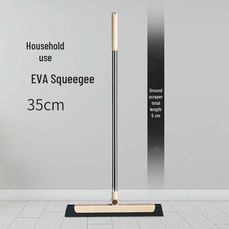 

Multi-Purpose Bathroom & Floor Mop and Scraper for Hair and Water