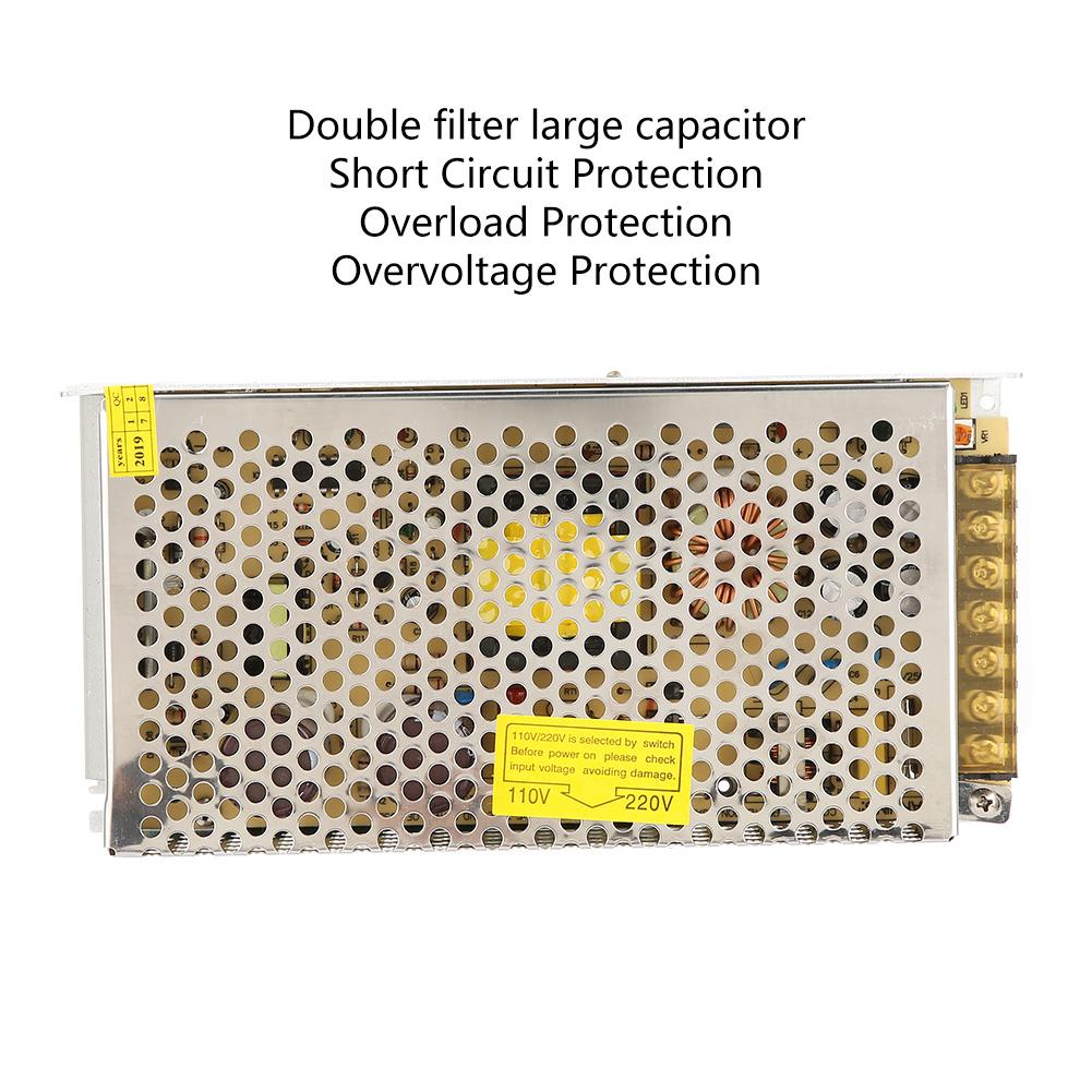 110V 220V AC 24V 5A Switching Power Supply Driver Adapter Voltage Converter 120W