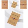 Make A Wish Paper Card Evil Eye Jewelry With Beads And Alloy For Men And Women