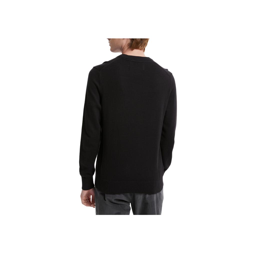 Calvin Klein Logo Print Knit Sweater Men Tops Black J319386-BEH