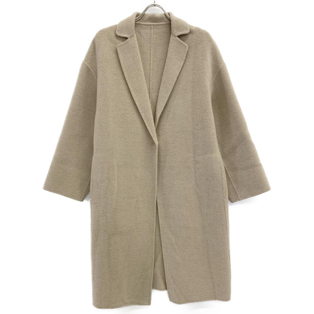 INED Brown Wool Chesterfield Coat Coat 7 beigeUsed