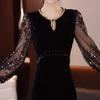 Le Lis Elegant French Embroidered Evening Gown Dress - 2026 Spring/Summer Collection