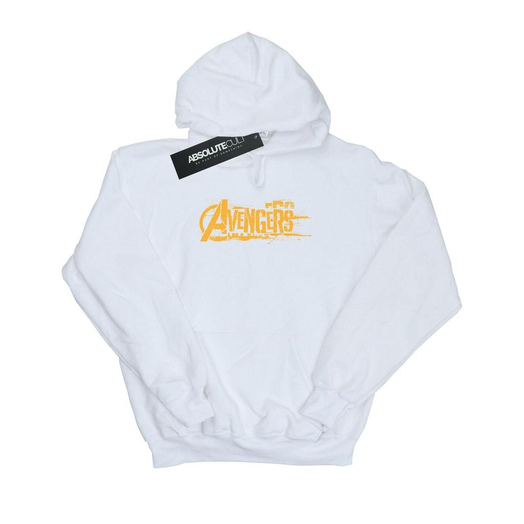 Marvel Pánská mikina s kapucí Avengers Infinity War Orange Logo