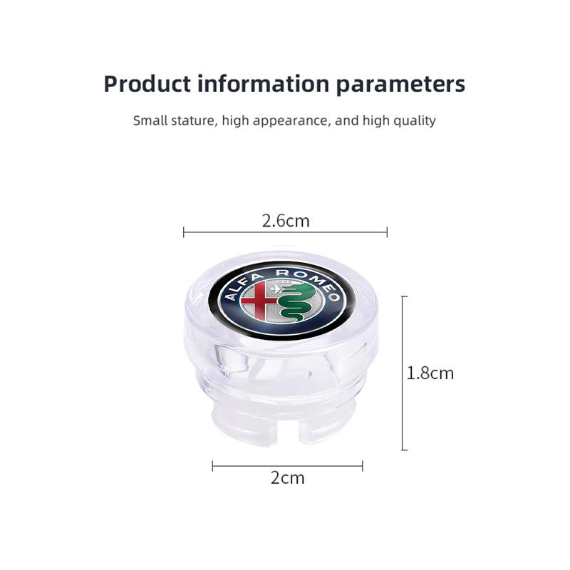 Car Cigarette Lighter Dust Proof Protect Cover Lighter Button For Alfa Romeo 156 159 147 4C 8C 166 Giulia Giulietta Mito Stelvio