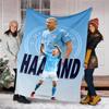 1pc Haaland1 Theme Blanket - Digital Print, Polyester, Cozy for All Seasons, Perfect for Outdoor, and Travel