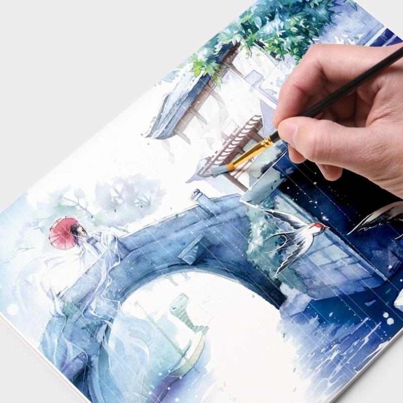 24/36/48-color Watercolor Pigment Set Art Student Portable Pearlescent Water Powder Pigment