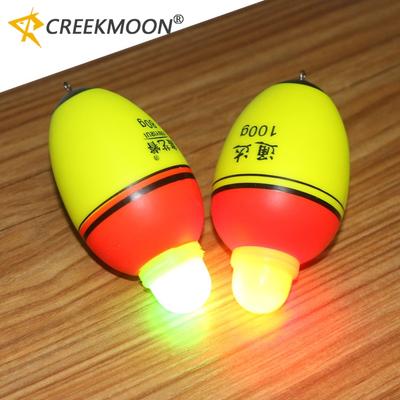 1 stück 20g-100g Doppelte optische LED Nachtwechsel Elektronische leuchtende Seelicht-Fischenschwimmer Totale Drift Rod Bobber Floats