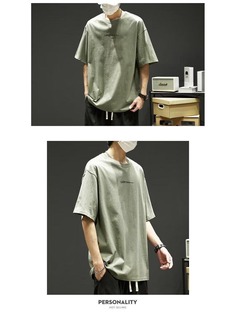 2024 Sommartrend Herr T-shirt med Korta Ärmar