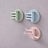 12PCS Wall Hooks, with 3-Branch Rotating Design, Self-Adhesive Waterproof Organizer, Strong Load-Bearing Hooks for Bathroom Kitchen