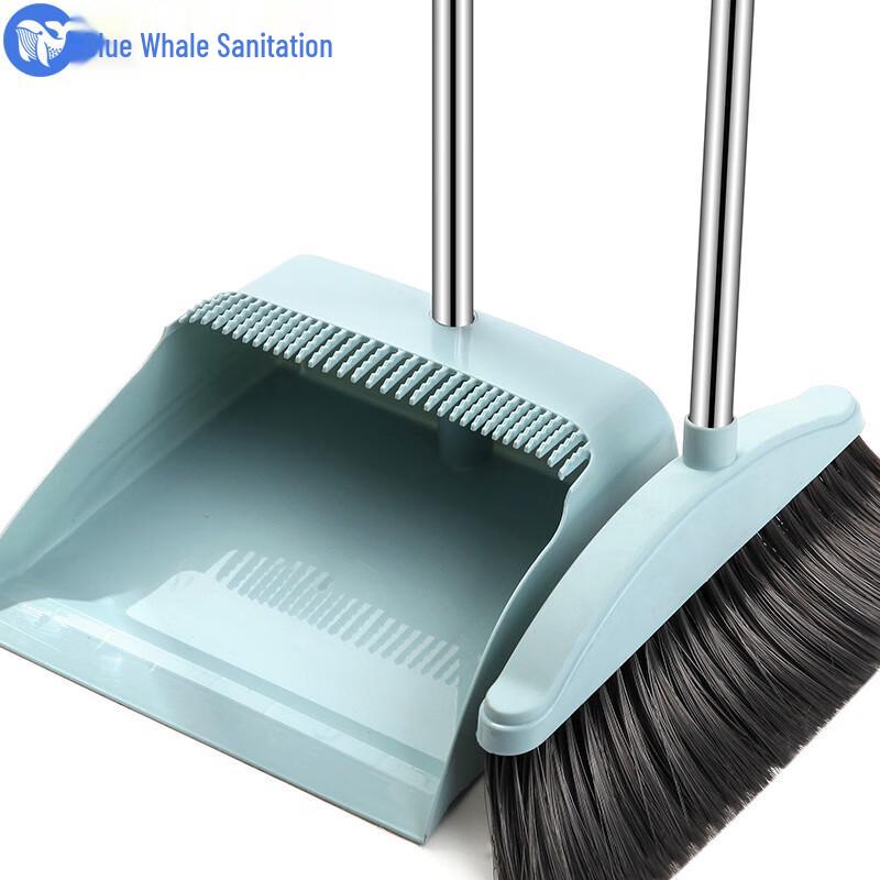 Windproof Comb-Tooth Broom and Dustpan Set