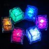 12 ks LED světlo Aktivace tekutinou Měnící barvu Ledové kostky Vícebarevné 7barevné LED Kostky ledu Potravinářské